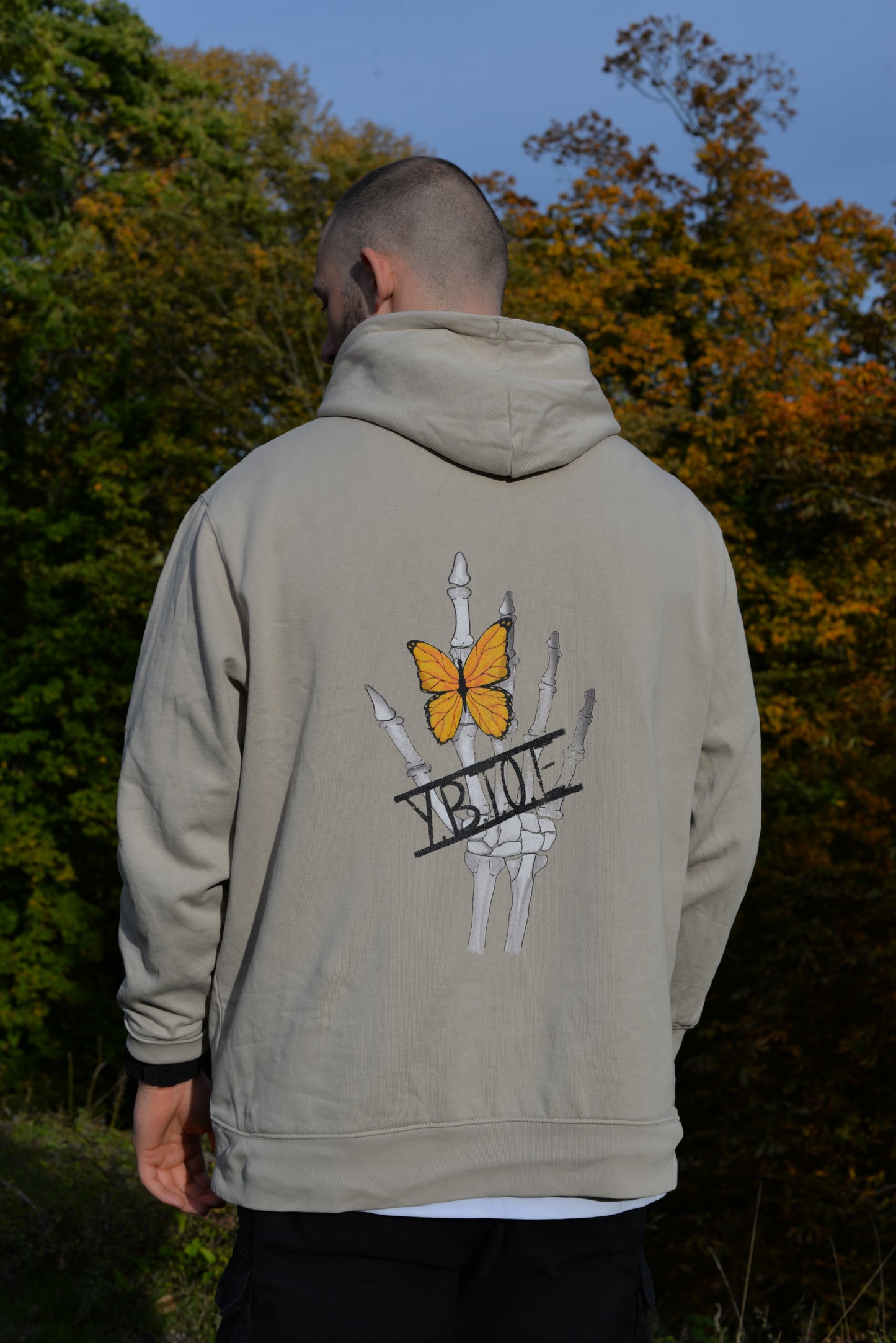 Organic Hoodie - "Whisper of Transformation" - Organic Hoodie - your beauty through other eyes