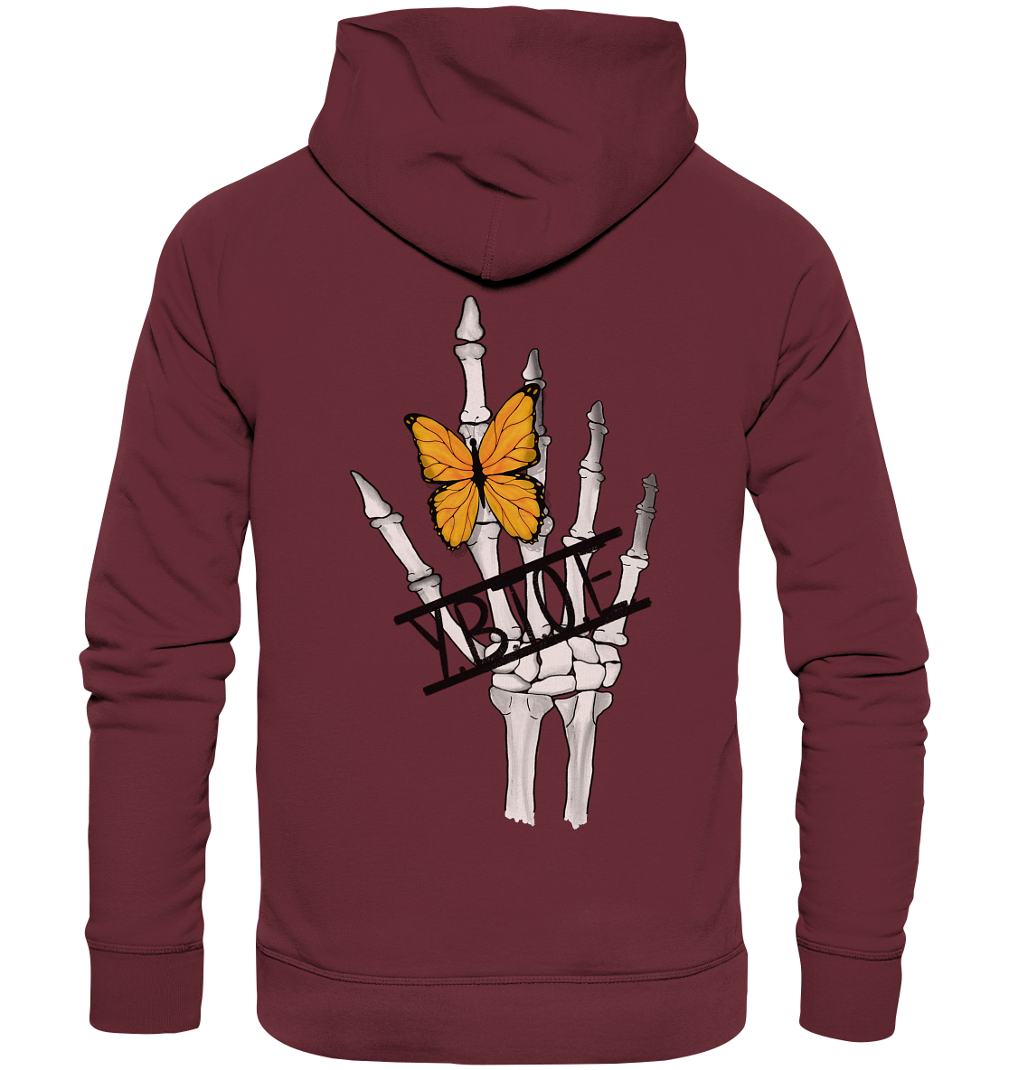 Organic Hoodie - "Whisper of Transformation" - Organic Hoodie - your beauty through other eyes