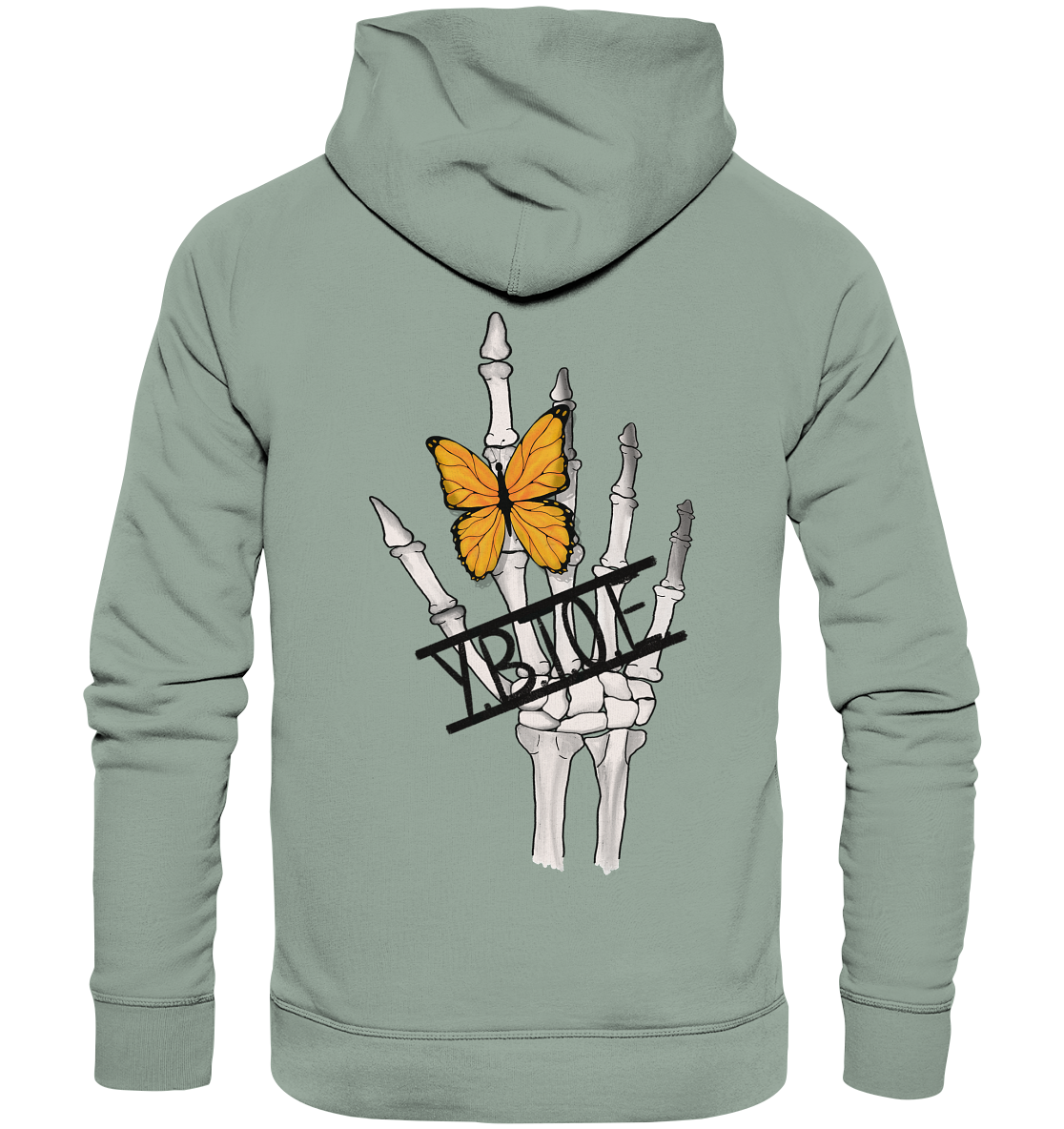 Organic Hoodie - "Whisper of Transformation" - Organic Hoodie - your beauty through other eyes