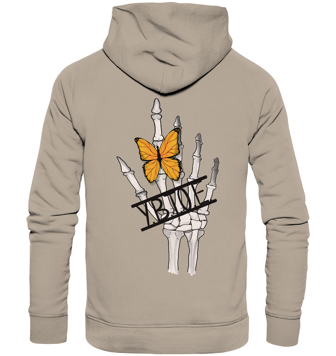 Organic Hoodie - "Whisper of Transformation" - Organic Hoodie - your beauty through other eyes