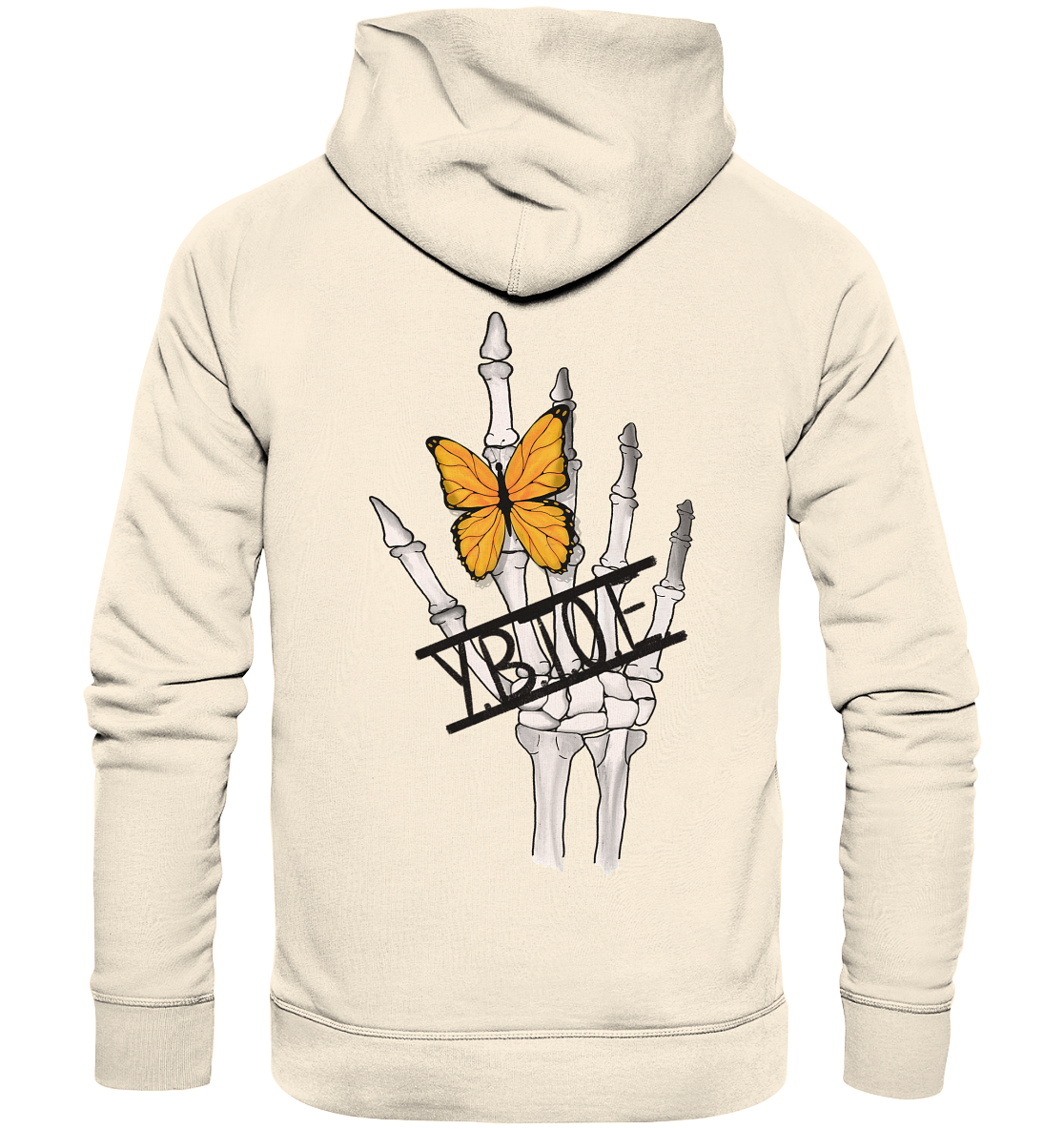 Organic Hoodie - "Whisper of Transformation" - Organic Hoodie - your beauty through other eyes
