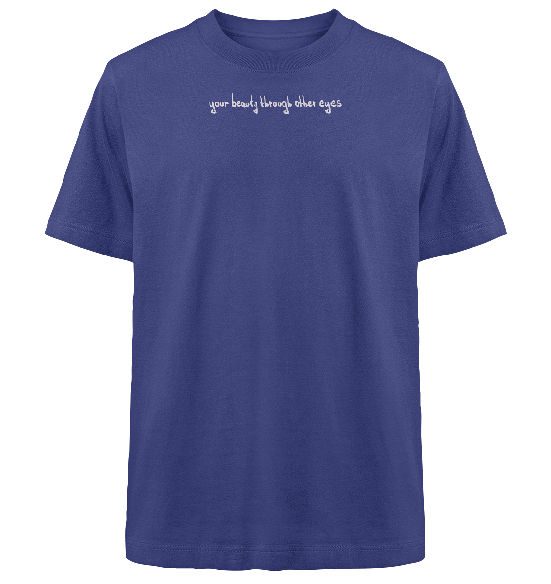 "Broken Wings, Healing Heart" - Heavy Oversized Organic Shirt - your beauty through other eyes