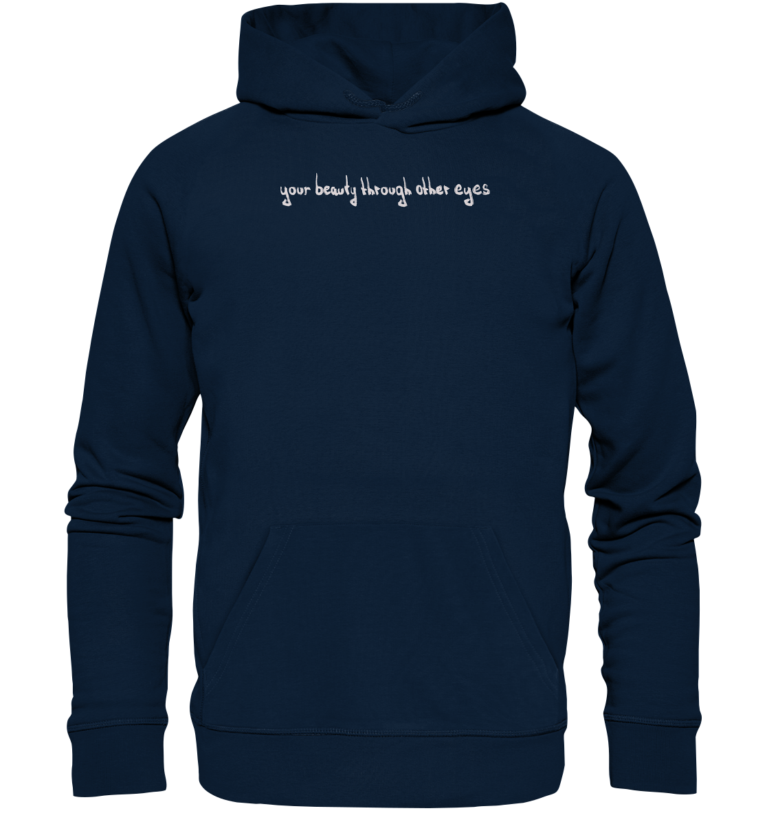 Organic Hoodie - "Whisper of Transformation" - Organic Hoodie - your beauty through other eyes