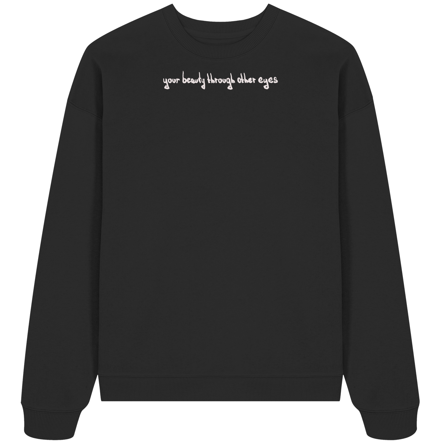 Sweater "Healing Web" - Organic Oversize Sweatshirt