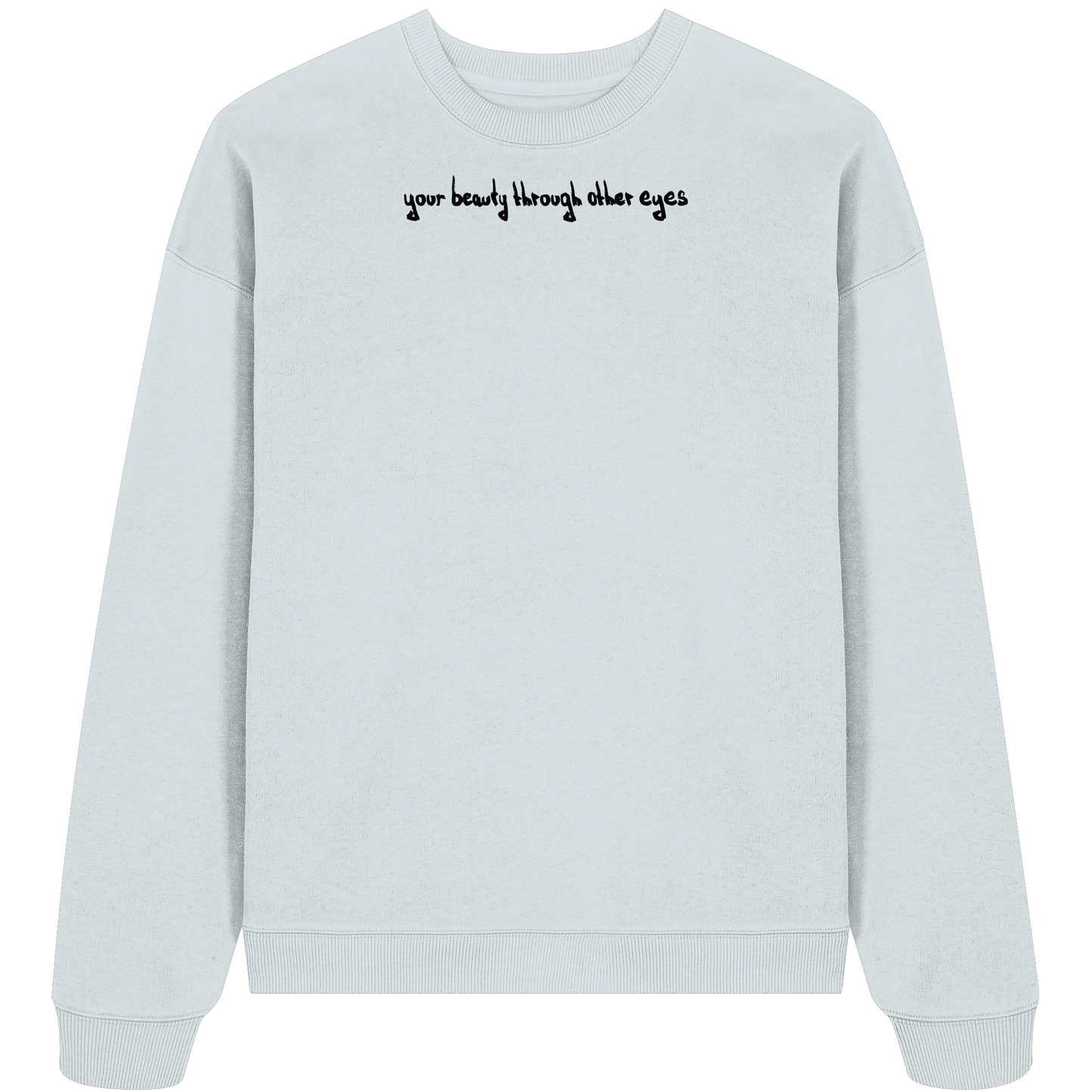 Sweater "Healing Web" - Organic Oversize Sweatshirt