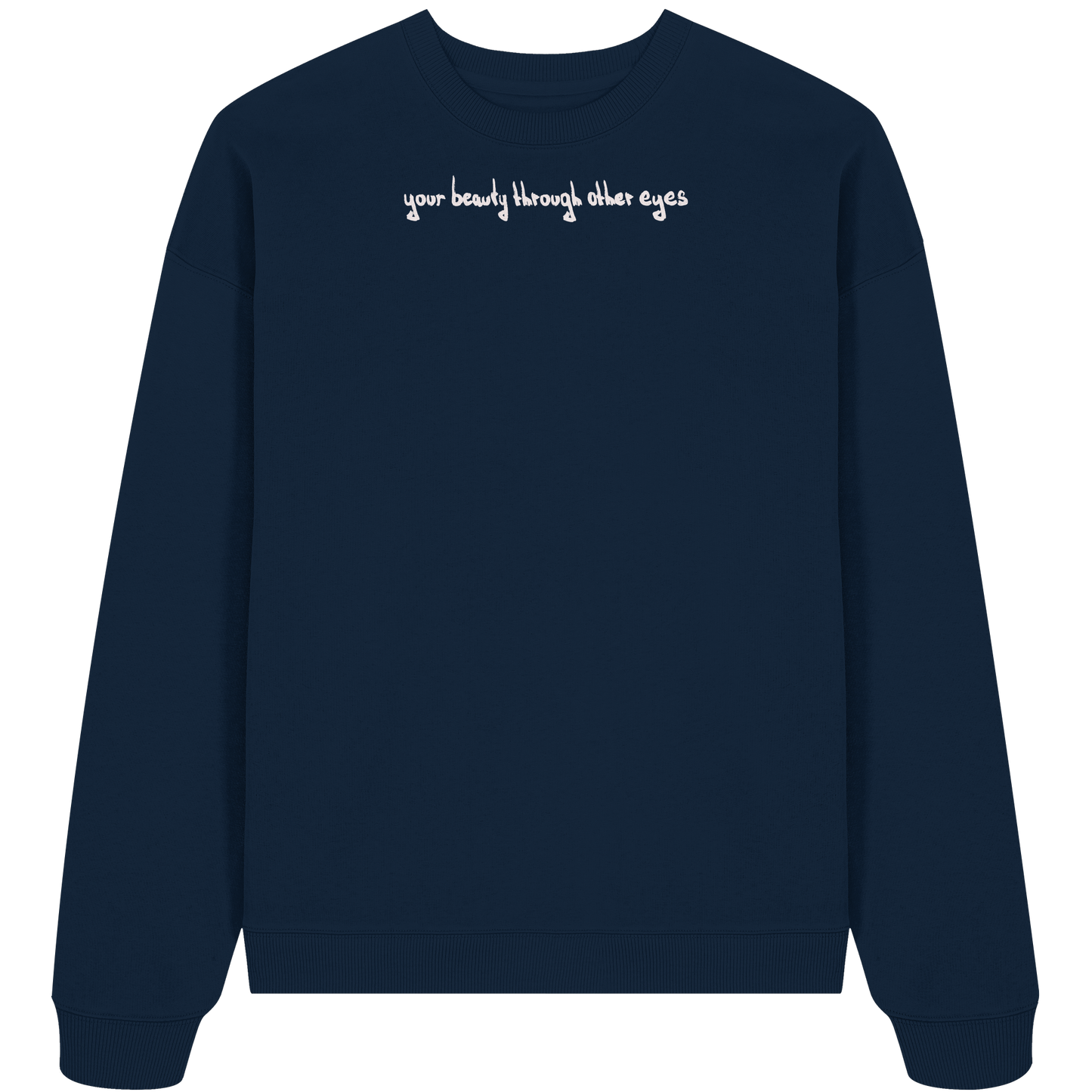 Sweater "Healing Web" - Organic Oversize Sweatshirt