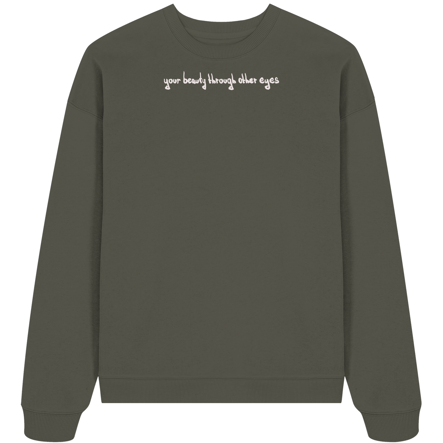 Sweater "Healing Web" - Organic Oversize Sweatshirt
