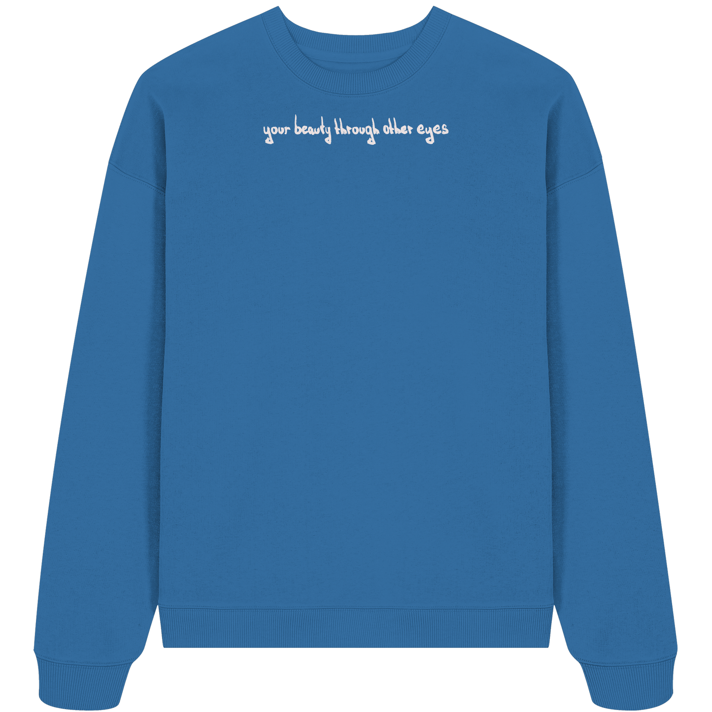 Sweater "Healing Web" - Organic Oversize Sweatshirt