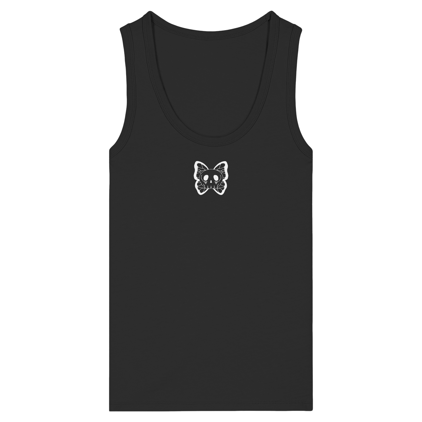 Basic Tank Top´s - Skull 2.0 - Womens Organic Fitted Tank Top - your beauty through other eyes