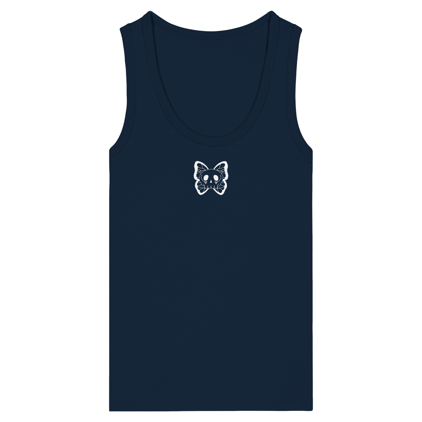 Basic Tank Top´s - Skull 2.0 - Womens Organic Fitted Tank Top - your beauty through other eyes