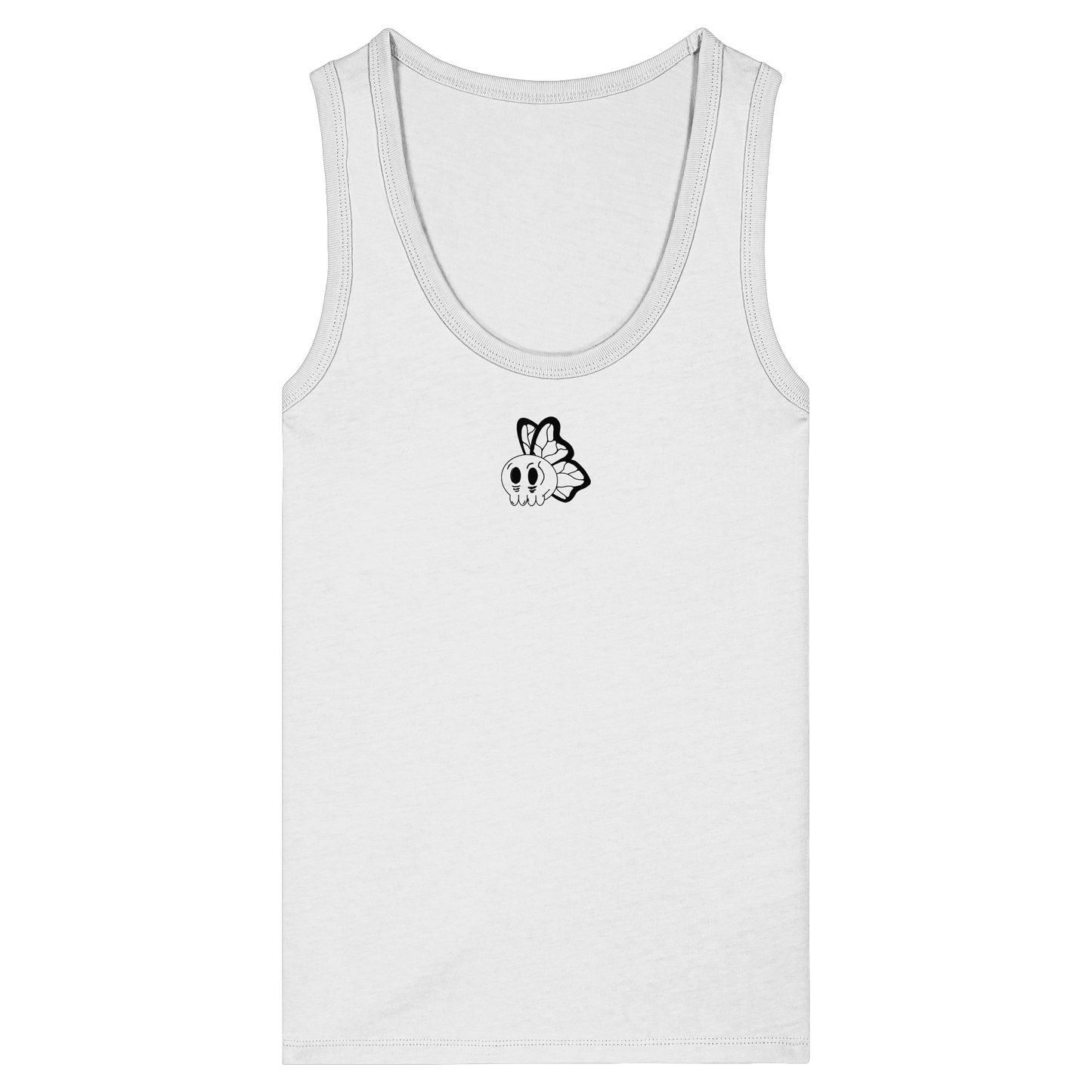 Basic Tank Top´s - Skull 1.0 - Womens Organic Fitted Tank Top - your beauty through other eyes