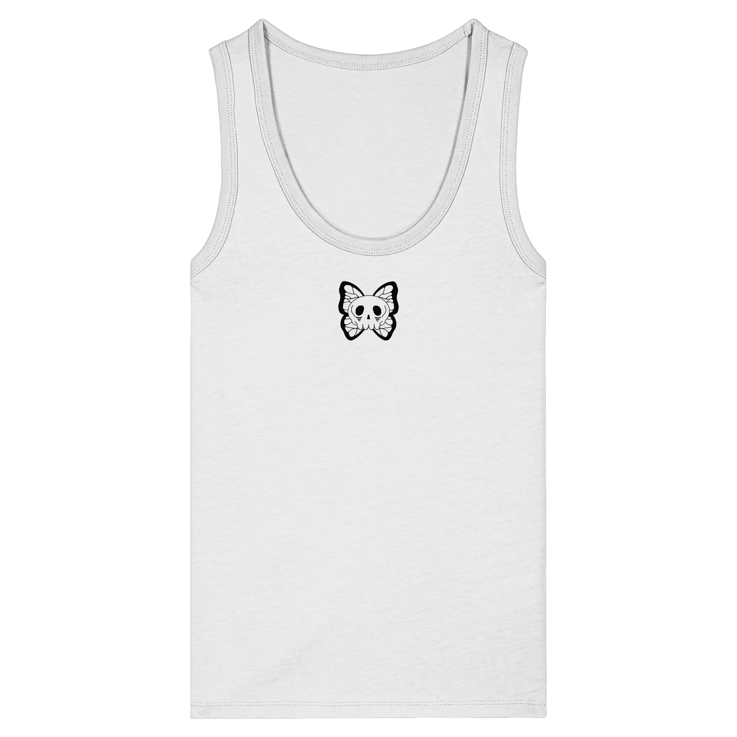 Basic Tank Top´s - Skull 2.0 - Womens Organic Fitted Tank Top - your beauty through other eyes