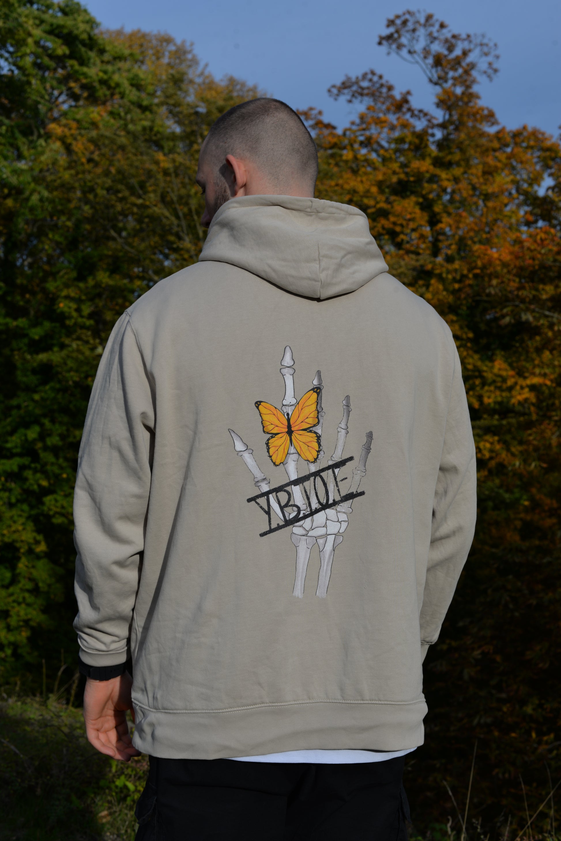 Organic Hoodie - "Whisper of Transformation" - Organic Hoodie - your beauty through other eyes