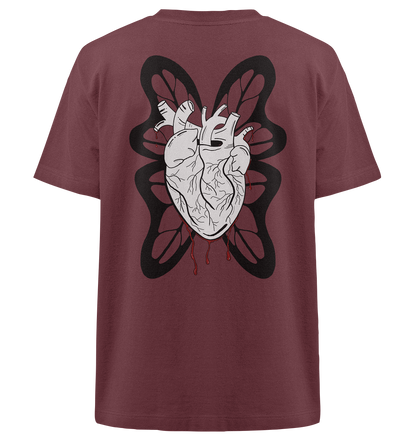 "Broken Wings, Healing Heart" - Heavy Oversized Organic Shirt