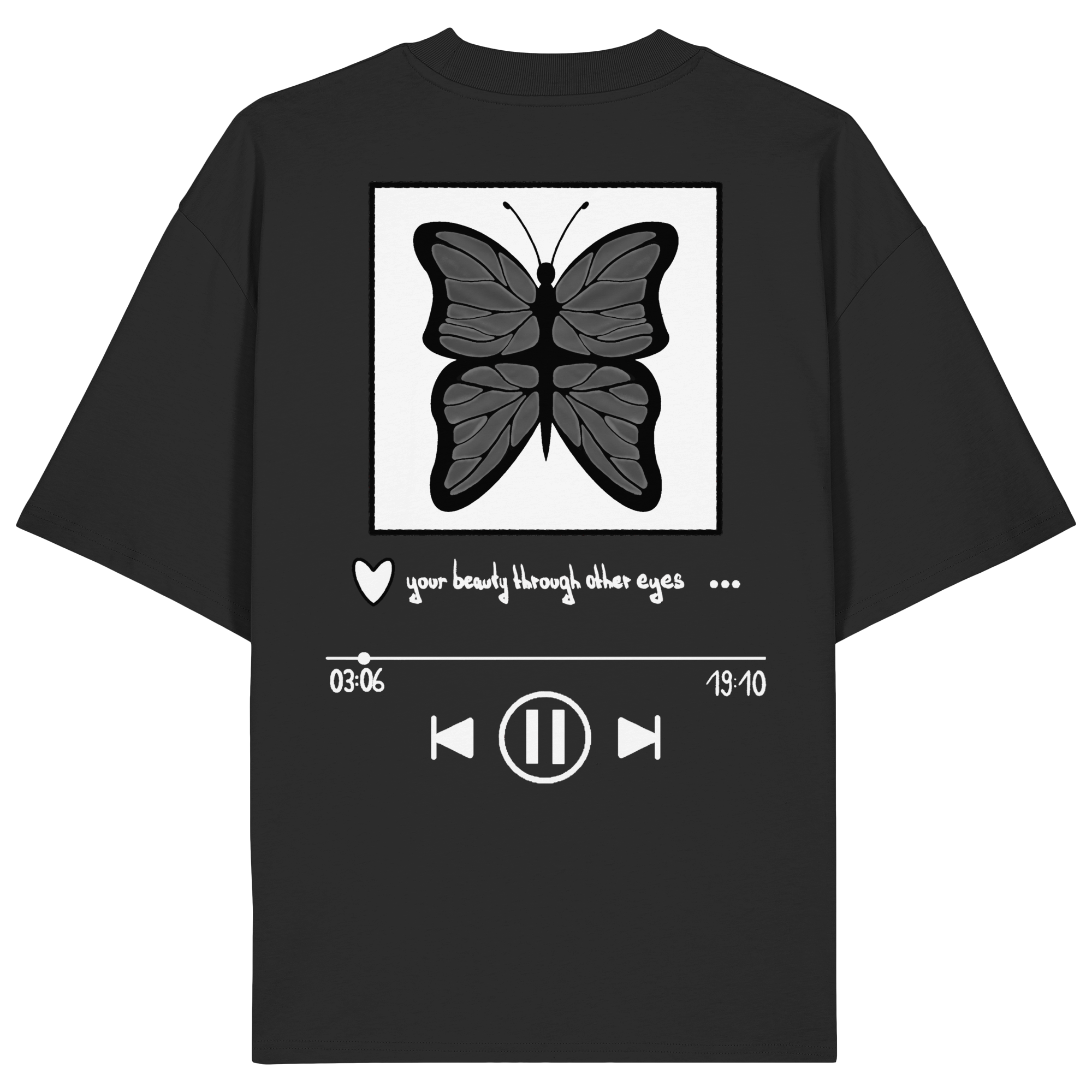 the song of inner beauty - Organic Oversize Shirt