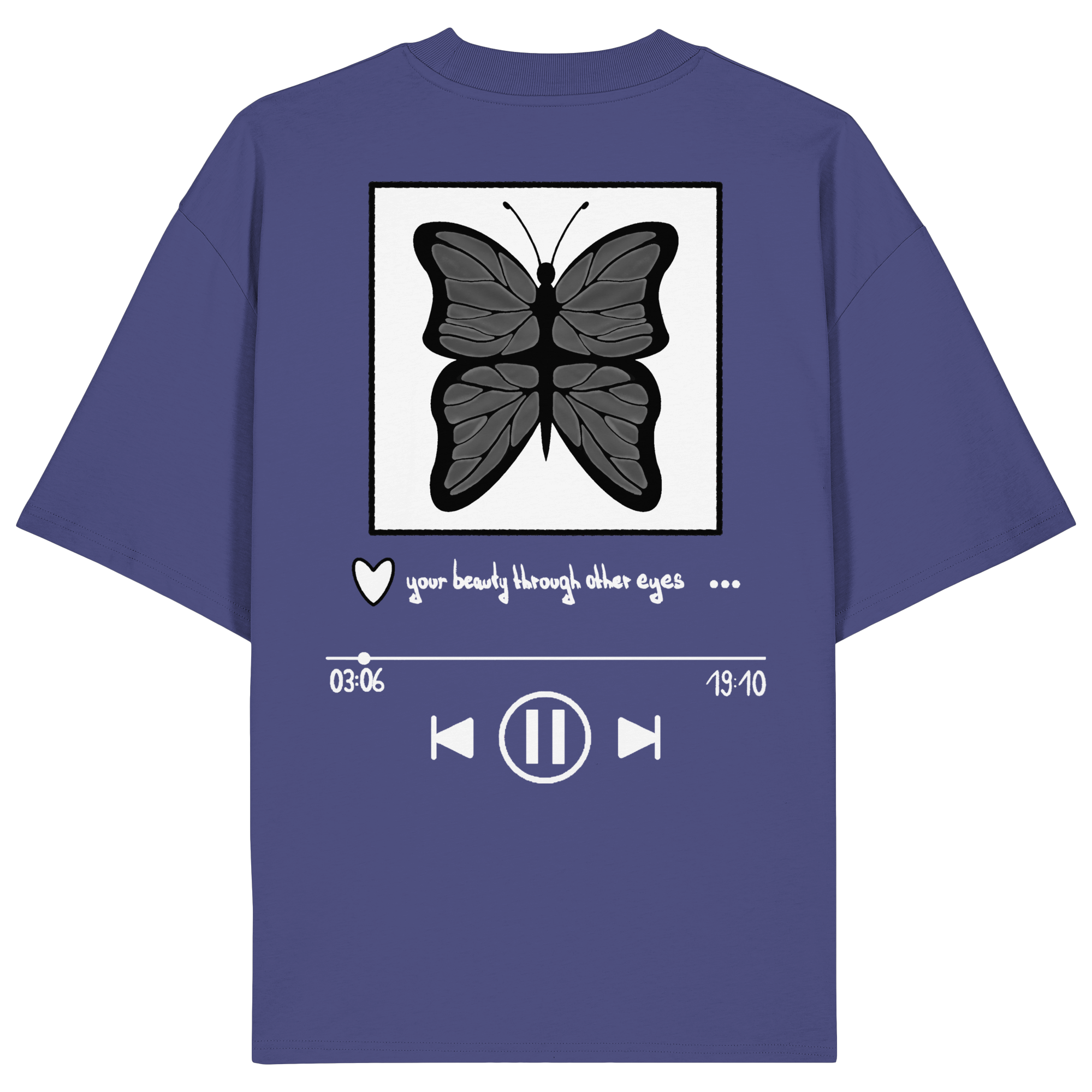 the song of inner beauty - Organic Oversize Shirt