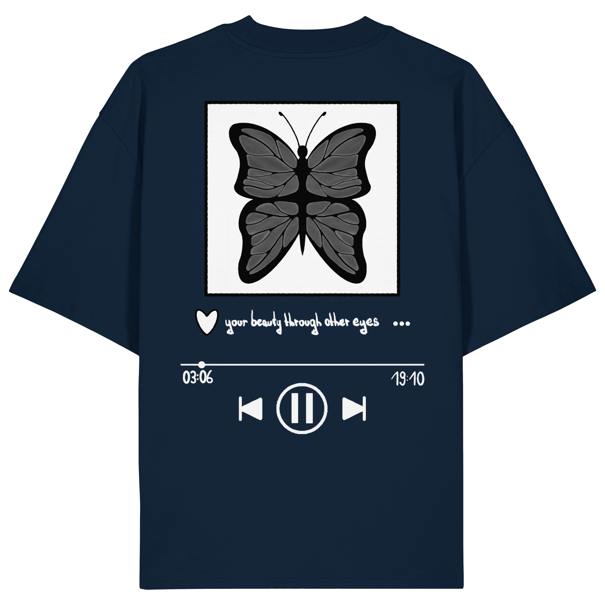 the song of inner beauty - Organic Oversize Shirt
