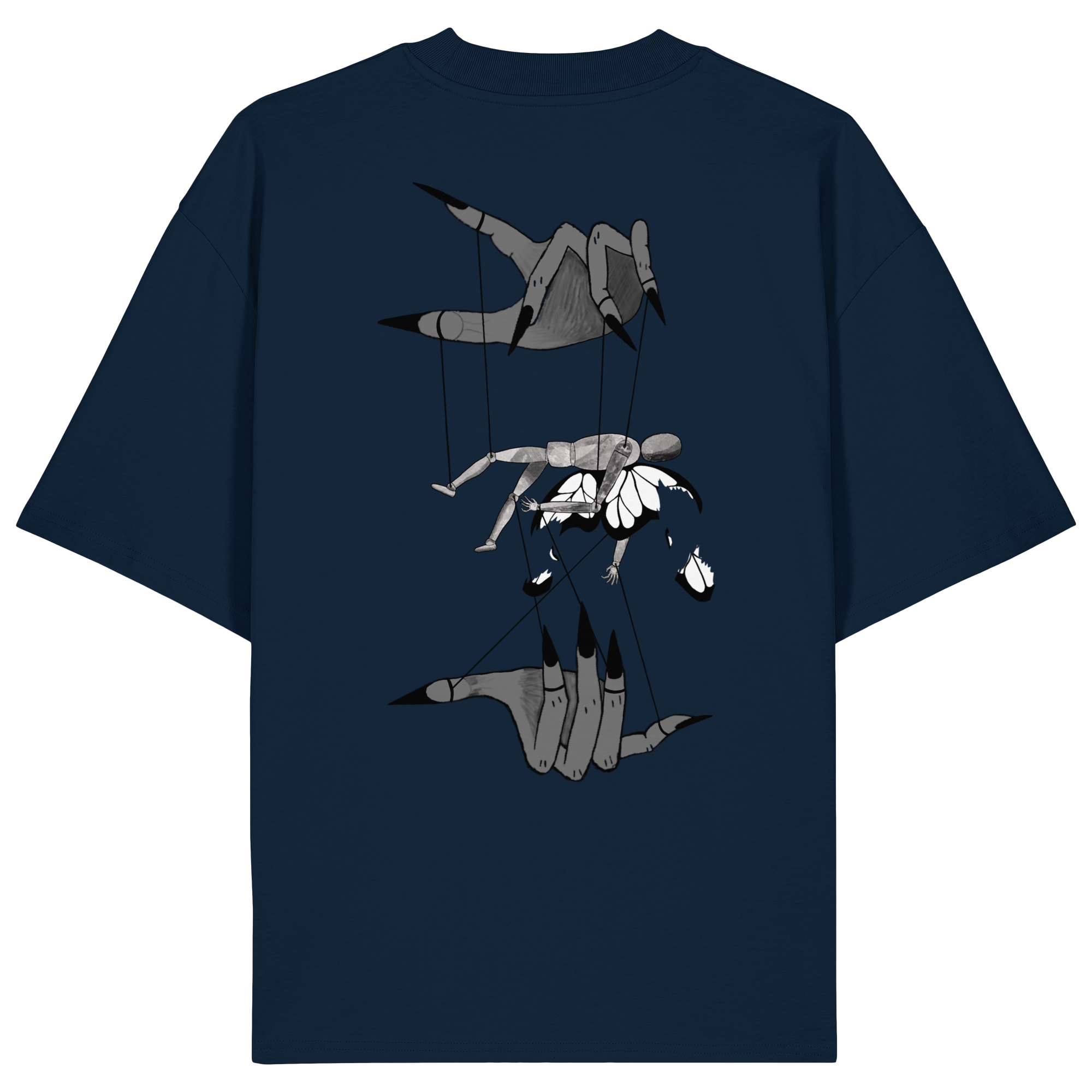 dark sides - Organic Oversize Shirt