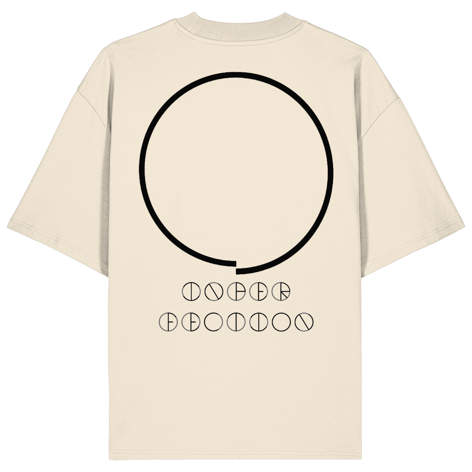"Inperfection" - Organic Oversize Shirt - your beauty through other eyes