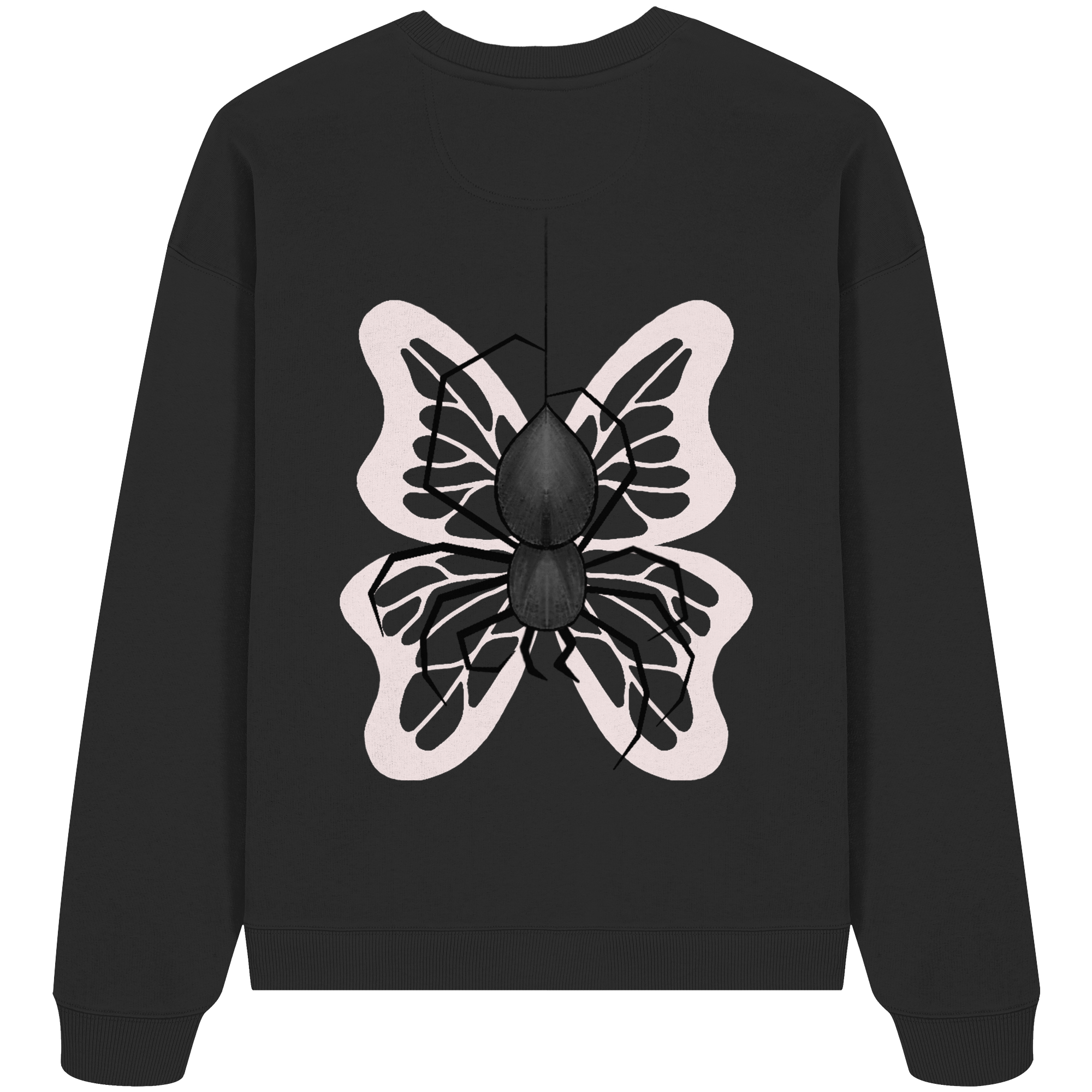 Sweater "Healing Web"  - Organic Oversize Sweatshirt - your beauty through other eyes