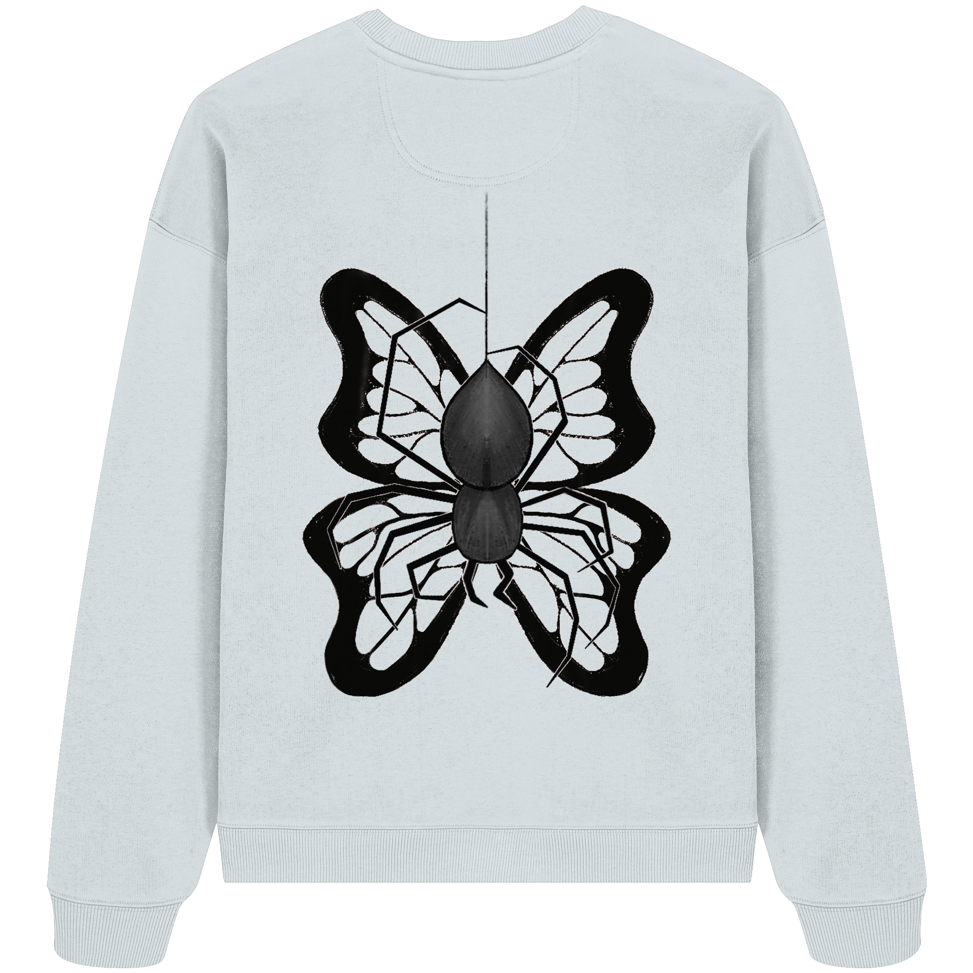 Sweater "Healing Web"  - Organic Oversize Sweatshirt - your beauty through other eyes
