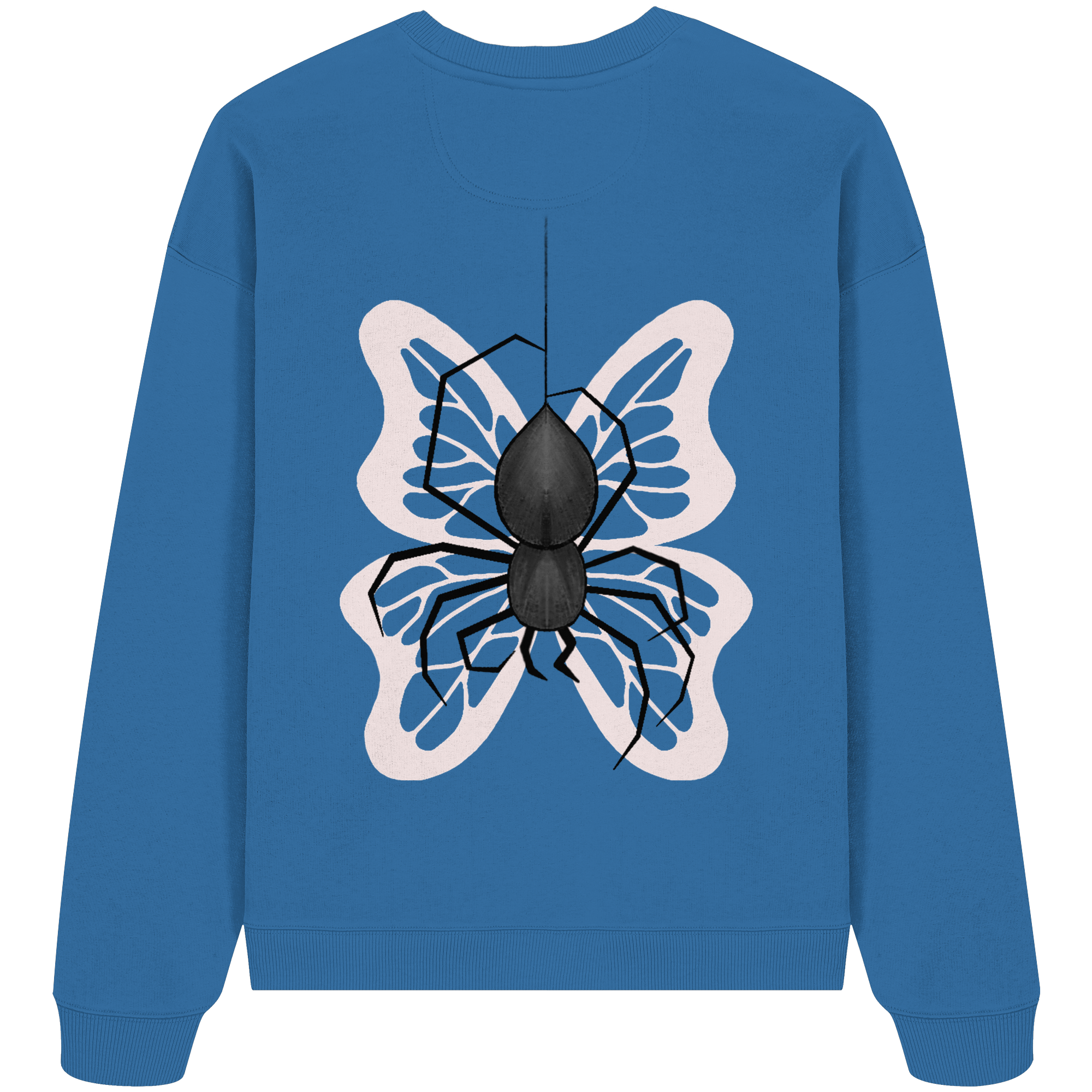 Sweater "Healing Web"  - Organic Oversize Sweatshirt - your beauty through other eyes