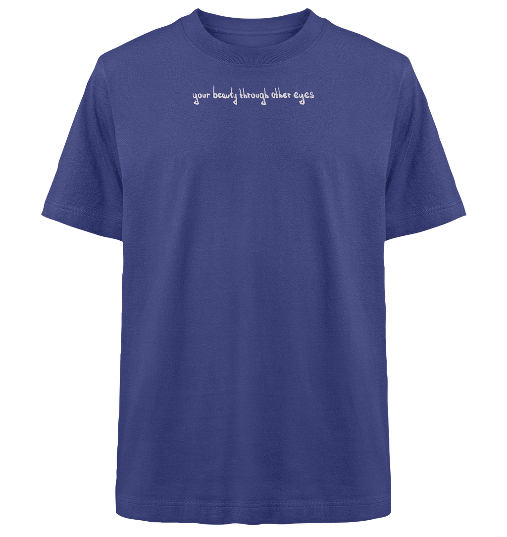 "Broken Wings, Healing Heart" - Heavy Oversized Organic Shirt - your beauty through other eyes
