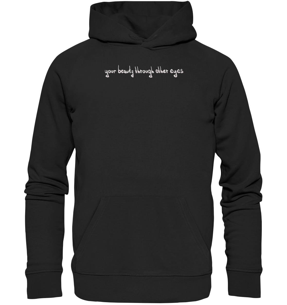 Organic Hoodie - "Whisper of Transformation" - Organic Hoodie - your beauty through other eyes