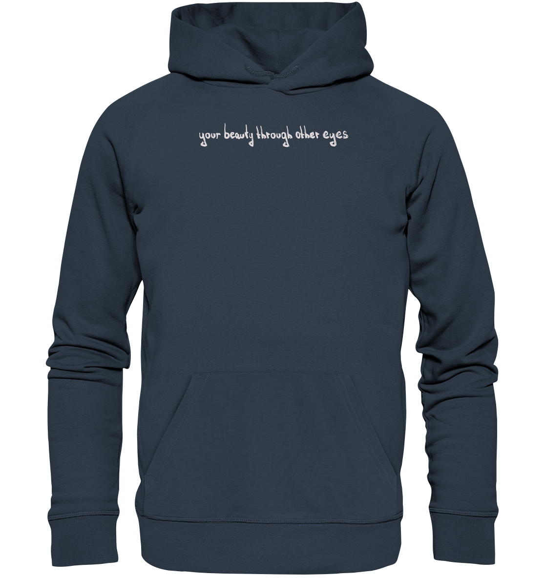 Organic Hoodie - "Whisper of Transformation" - Organic Hoodie - your beauty through other eyes