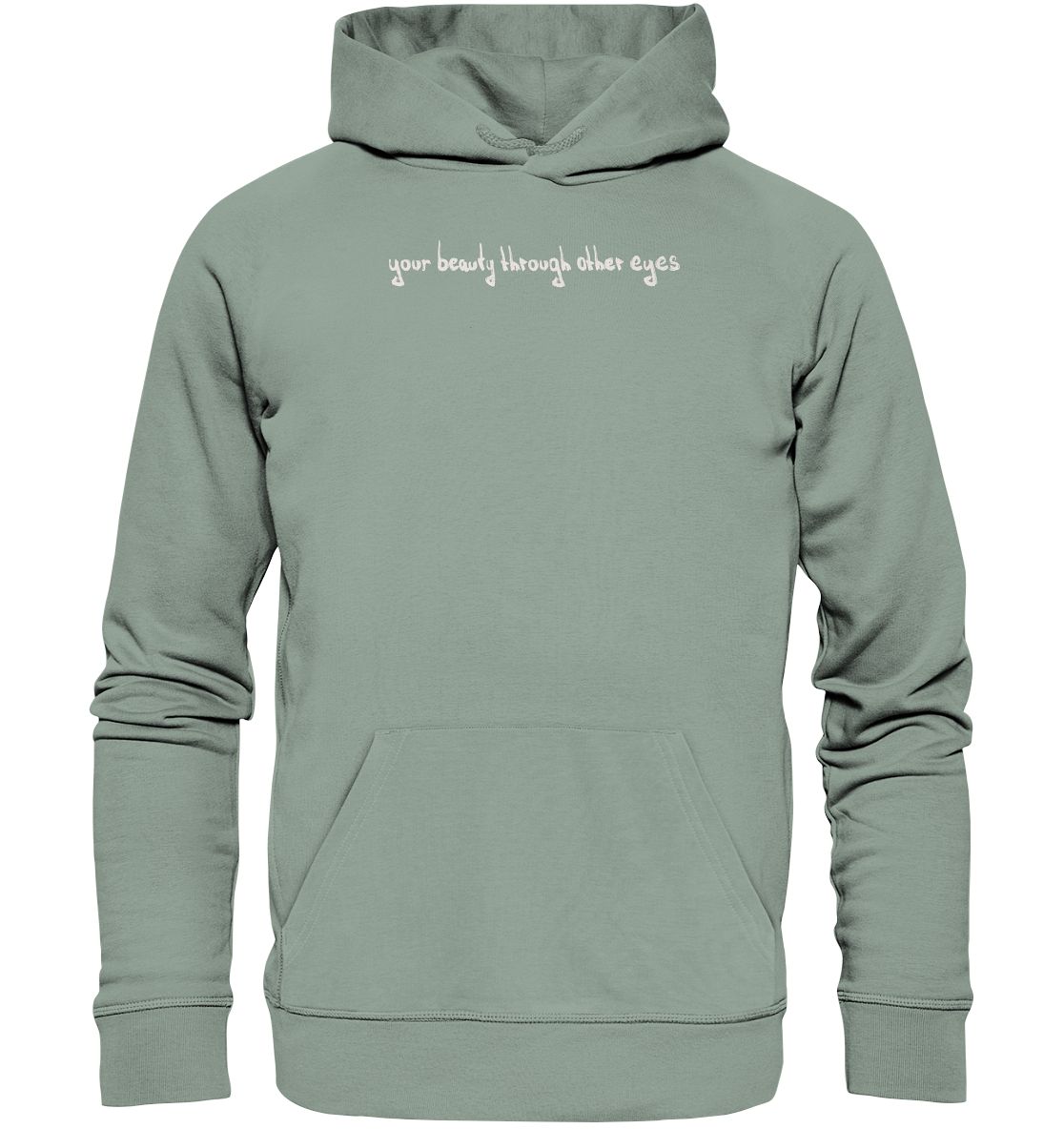 Organic Hoodie - "Whisper of Transformation" - Organic Hoodie - your beauty through other eyes