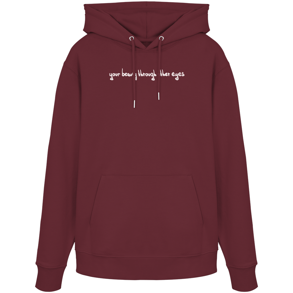 "Timeless Change" - Organic Hoodie - your beauty through other eyes