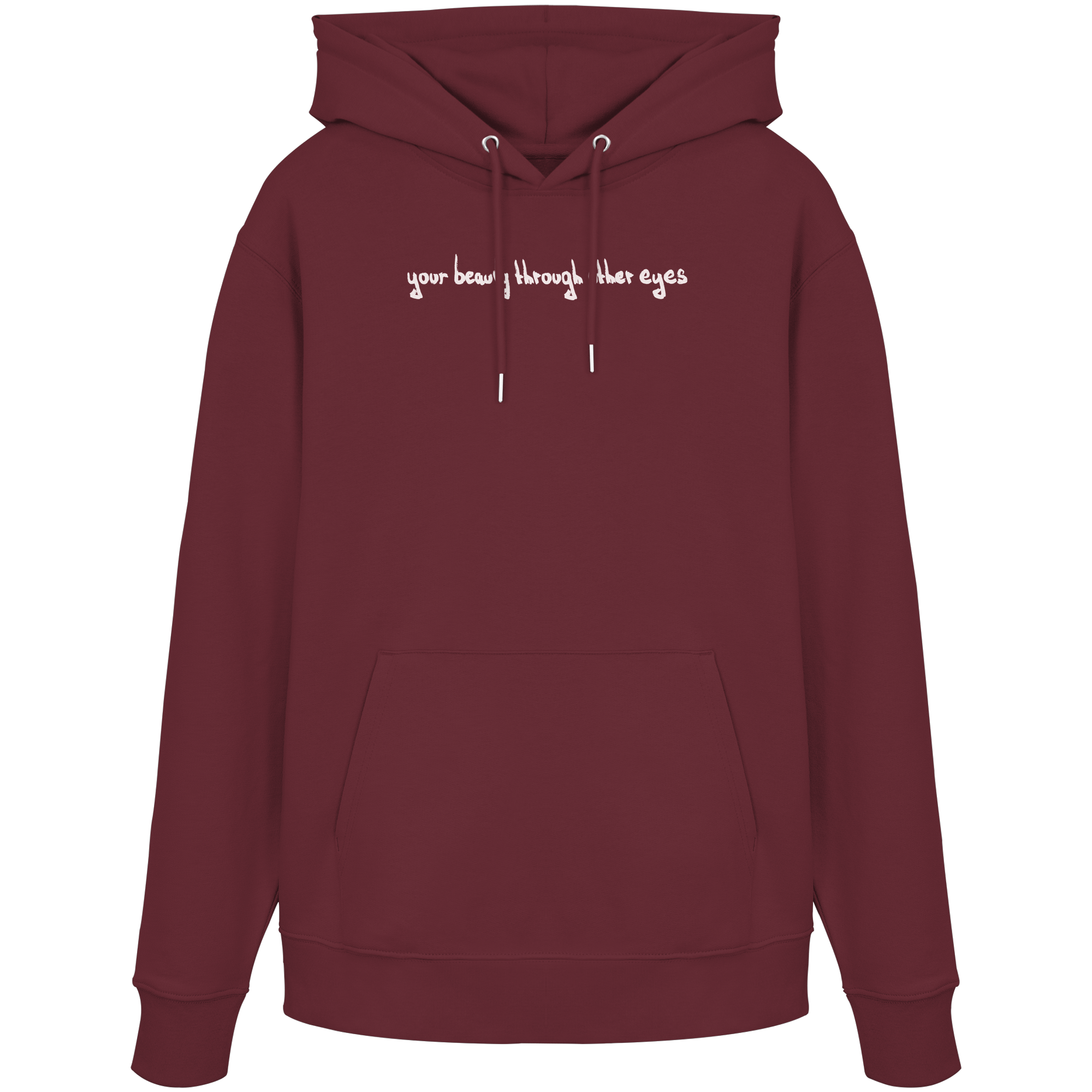 "Timeless Change" - Organic Hoodie - your beauty through other eyes