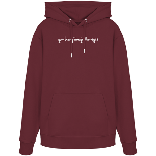 "Timeless Change" - Organic Hoodie - your beauty through other eyes