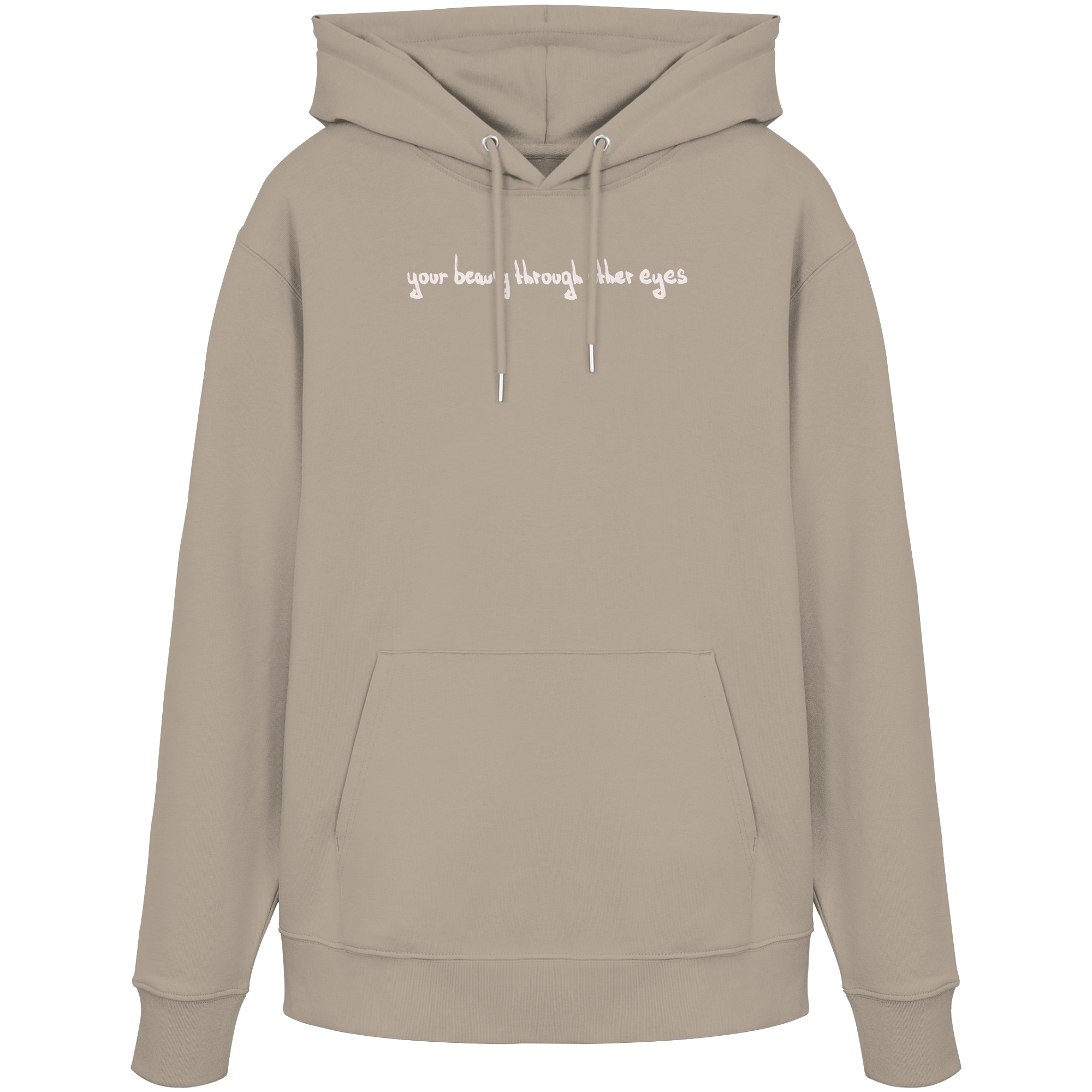 "Timeless Change" - Organic Hoodie - your beauty through other eyes