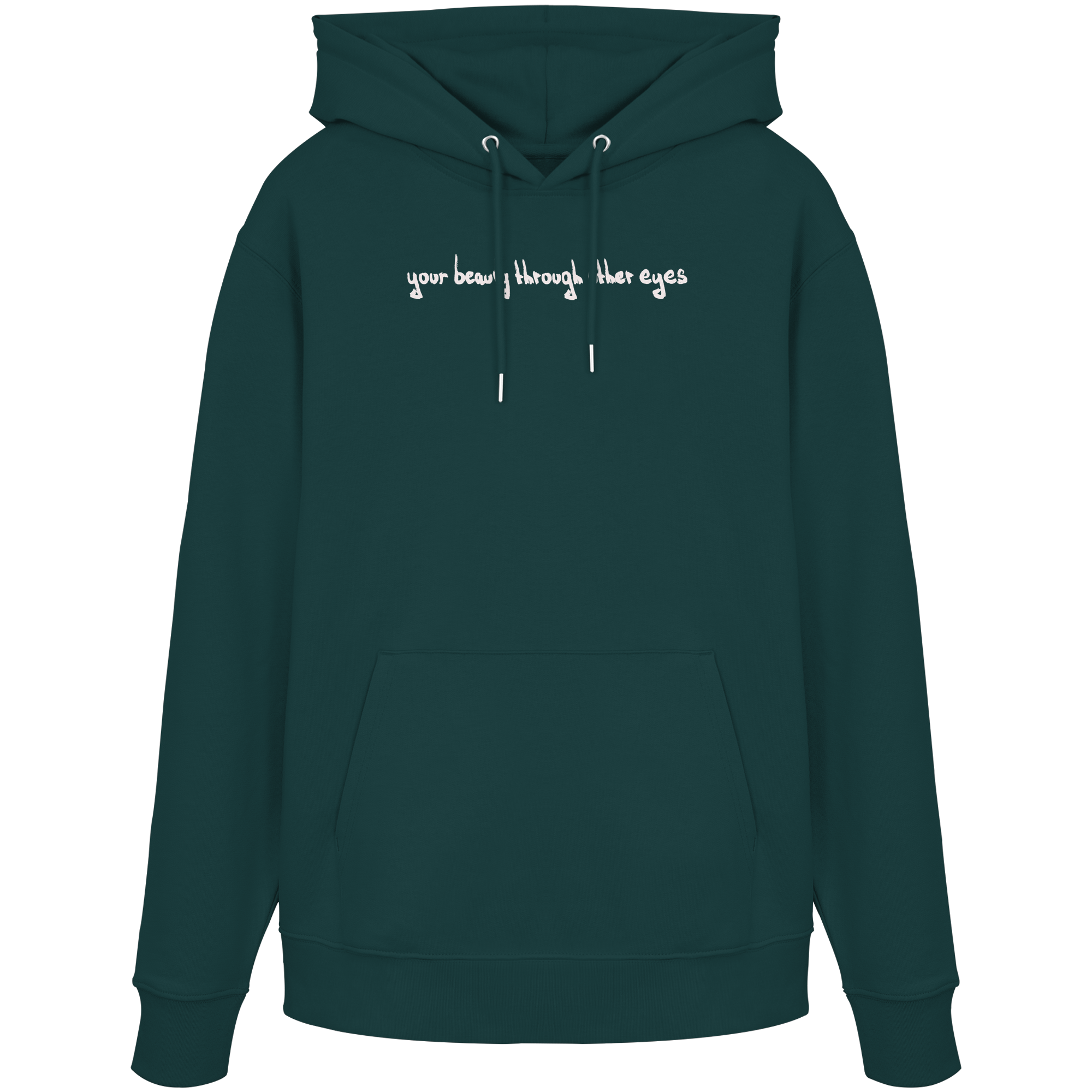 "Timeless Change" - Organic Hoodie - your beauty through other eyes