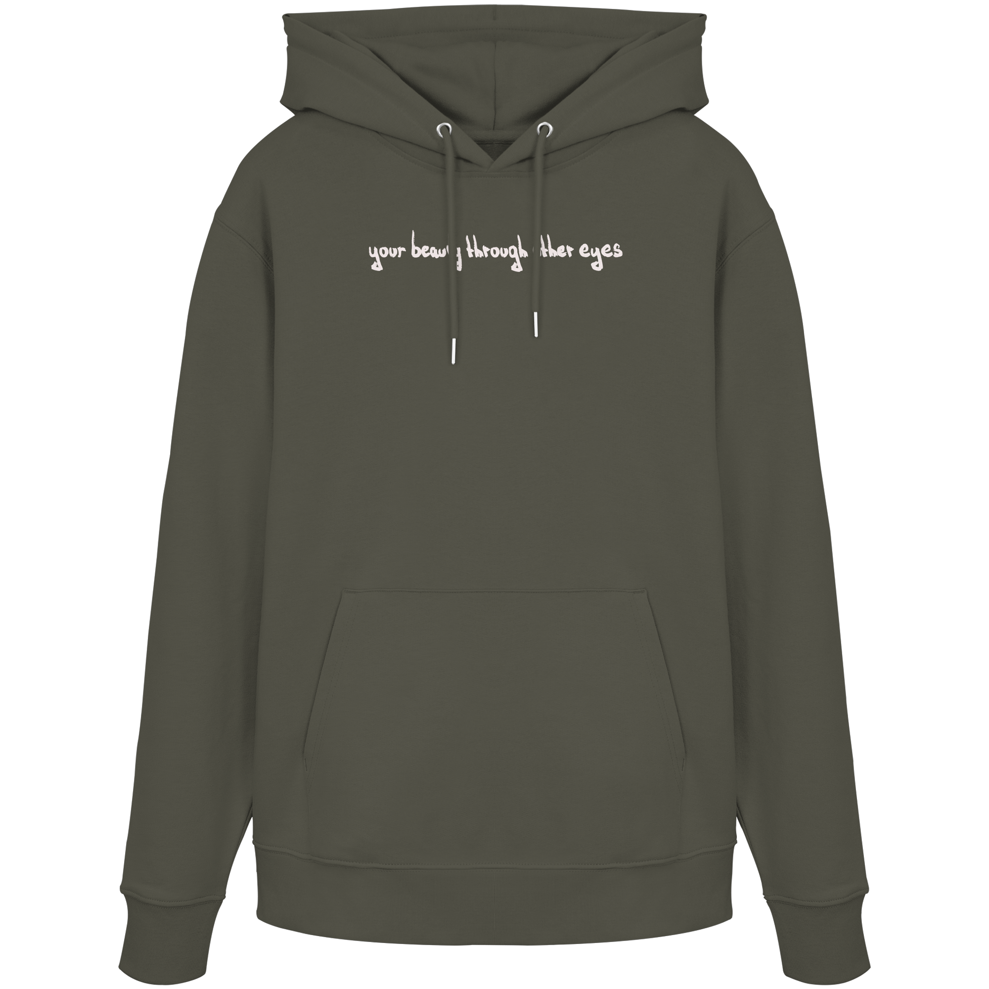 "Timeless Change" - Organic Hoodie - your beauty through other eyes