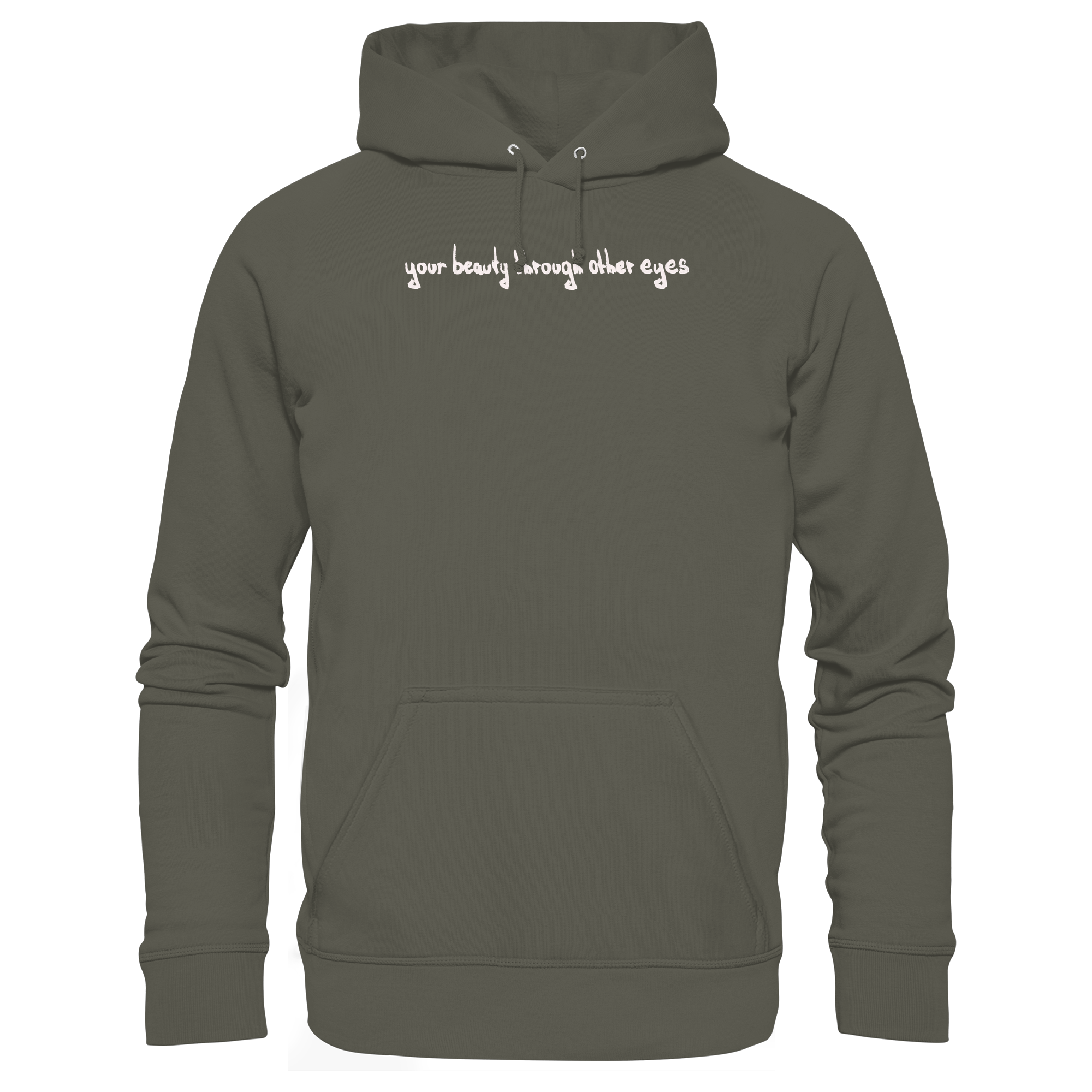 "Timeless Change" - Organic Hoodie - your beauty through other eyes