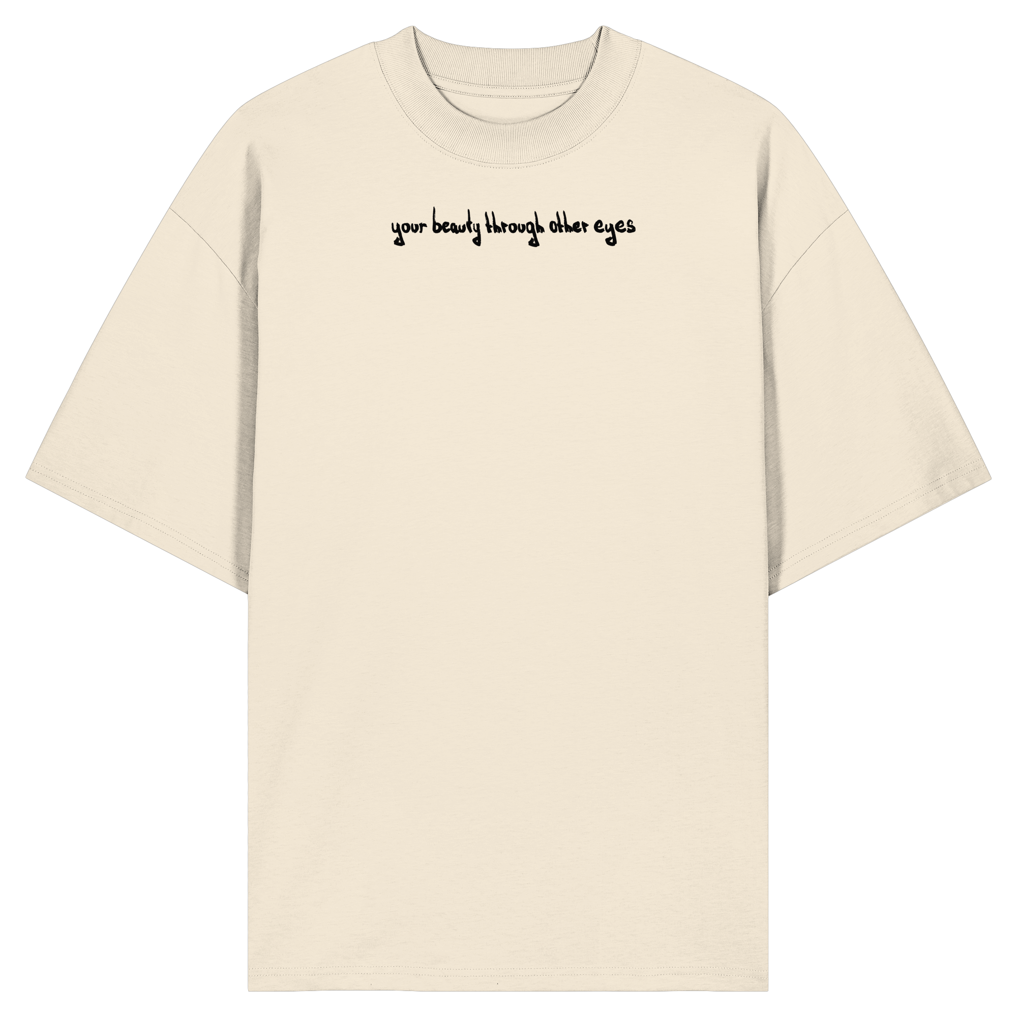 the song of inner beauty - Organic Oversize Shirt