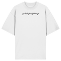 "Inperfection" - Organic Oversize Shirt - your beauty through other eyes