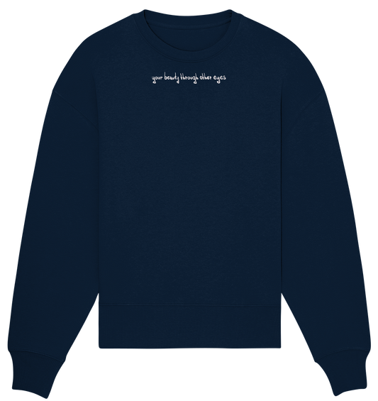 "Healing Web"  - Organic Oversize Sweatshirt