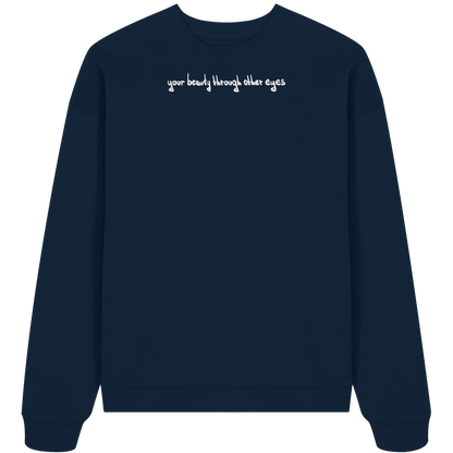 Sweater "Healing Web"  - Organic Oversize Sweatshirt