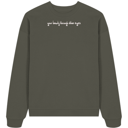 Sweater "Healing Web"  - Organic Oversize Sweatshirt