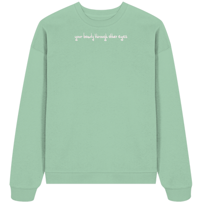Sweater "Healing Web"  - Organic Oversize Sweatshirt