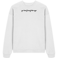 Sweater "Healing Web"  - Organic Oversize Sweatshirt - your beauty through other eyes