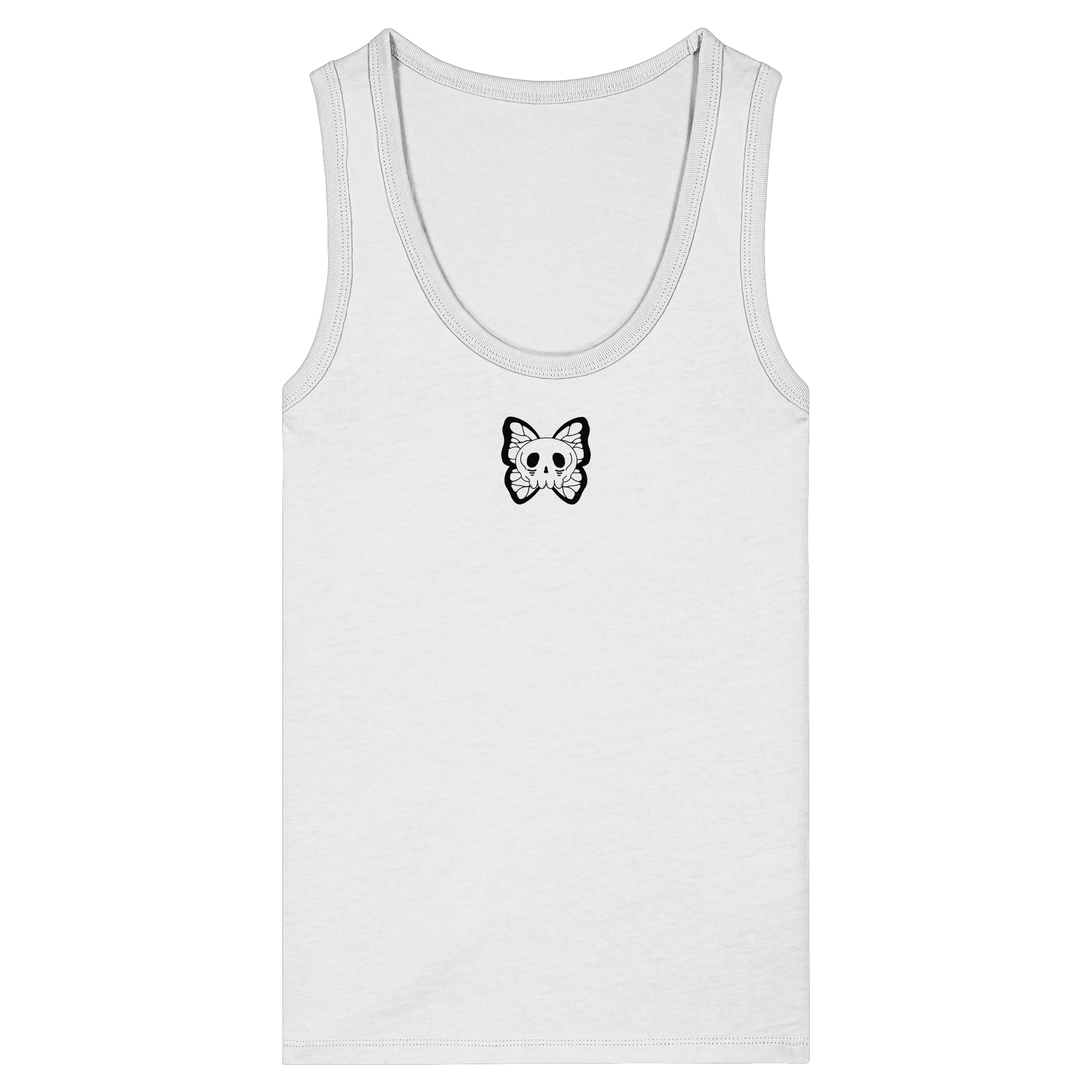 Basic Tank Top´s - Skull 2.0 - Womens Organic Fitted Tank Top - your beauty through other eyes